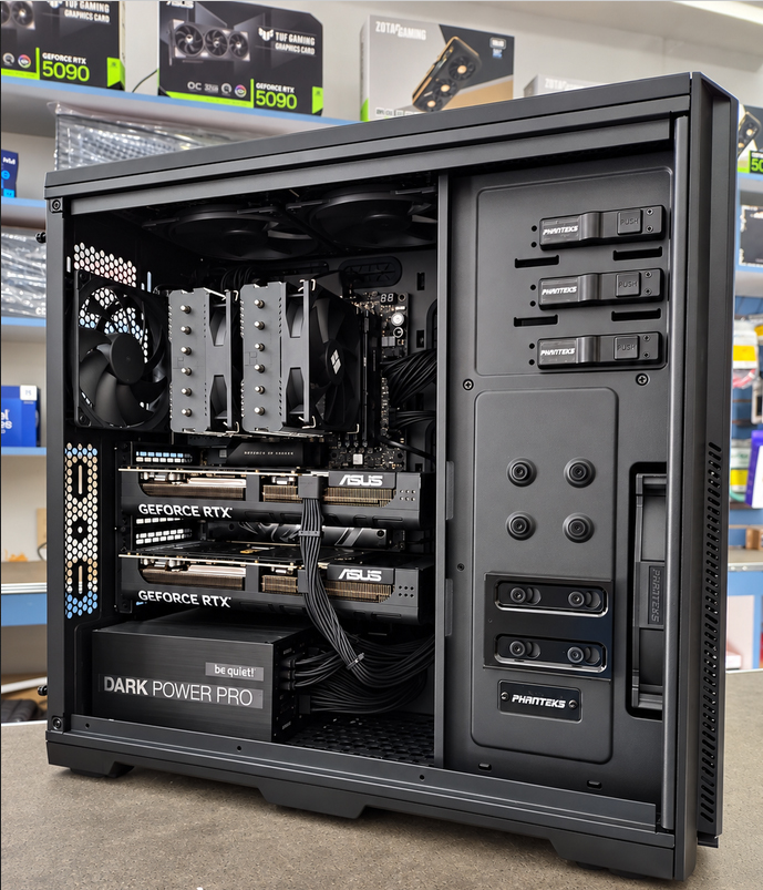 High-memory AI workstation